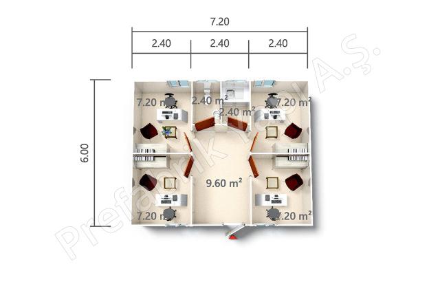 BKO 43 m2 Plan