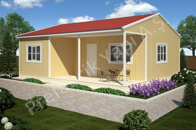 Dalyan 92 m2 Prefabrik Ev