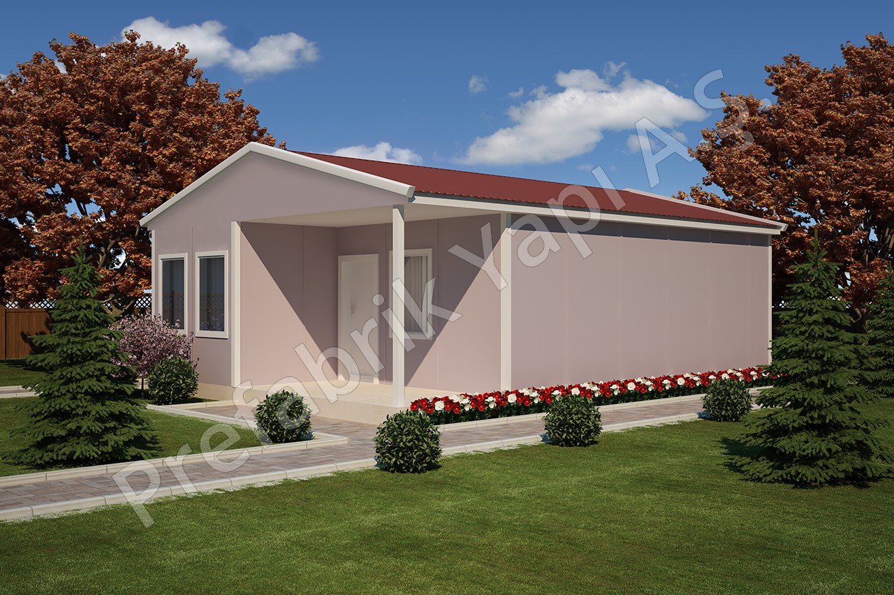 Demre 58 m2 1 Prefabrik Ev