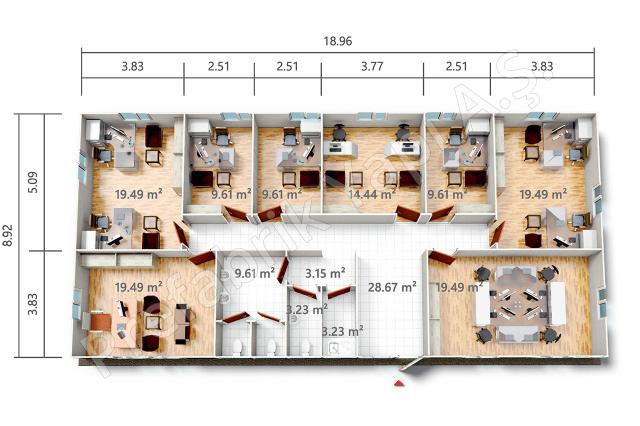 PRO 169 m2 Plan