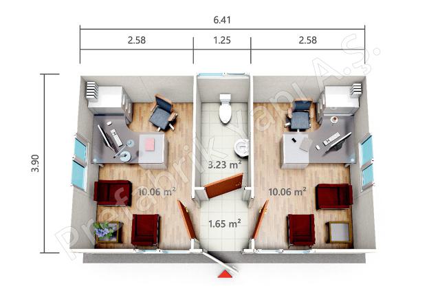 PRO 25 m2 Plan