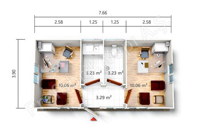 PRO 30 m2 Plan