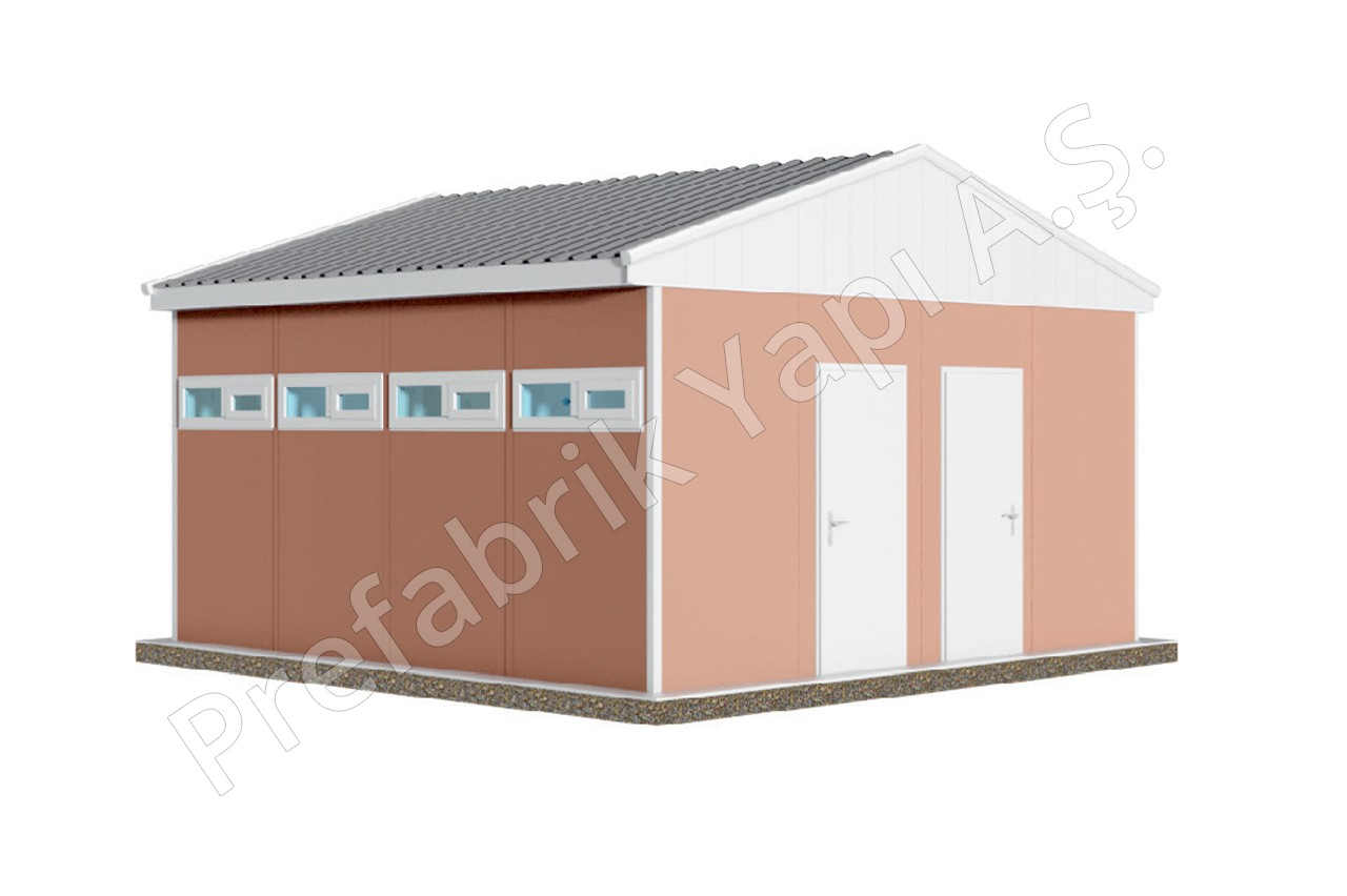 Prefabrik WC-Duş PRWD 27 m2