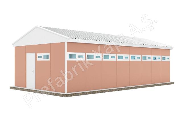 Prefabrik WC-Duş PRWD 52 m2 A