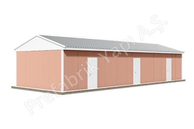 Prefabrik Yatakhane PRYT 78 m2 A