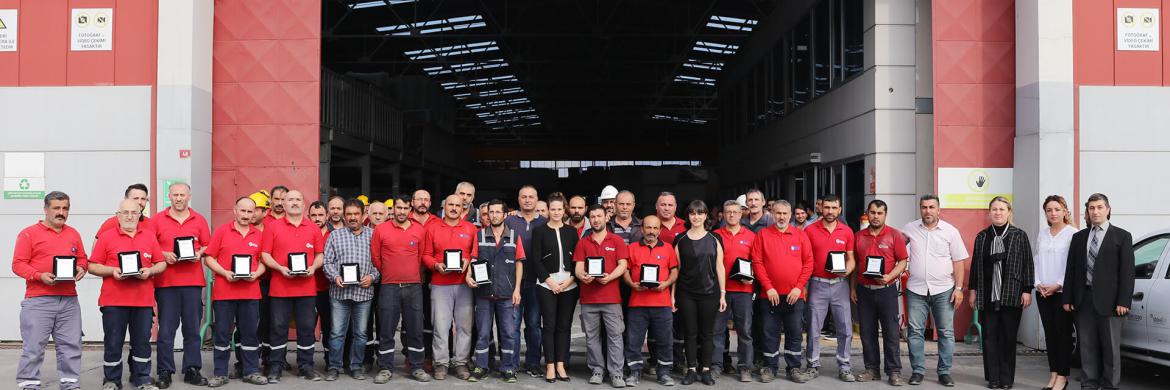 Çalışma Arkadaşlarımız Plaketlerini Aldı