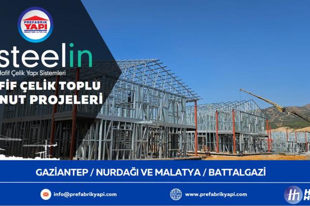 Prefabrik Yapı A.Ş Hafif Çelik Toplu Konut Projeleri